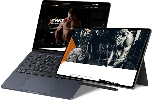 Gym website integrated with class booking and member data sync